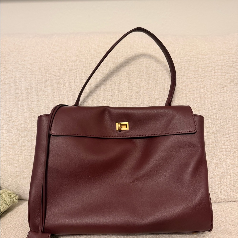 Classic Women's Rodeo Style Top-Handle Satchel in Wine